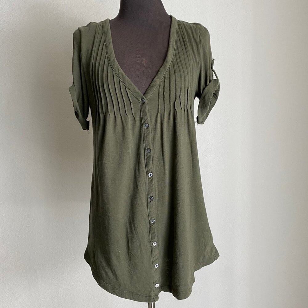 Old Navy sz S green  boho blouse‎